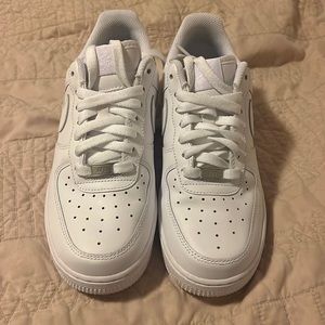 All white, barely worn Air Force Ones